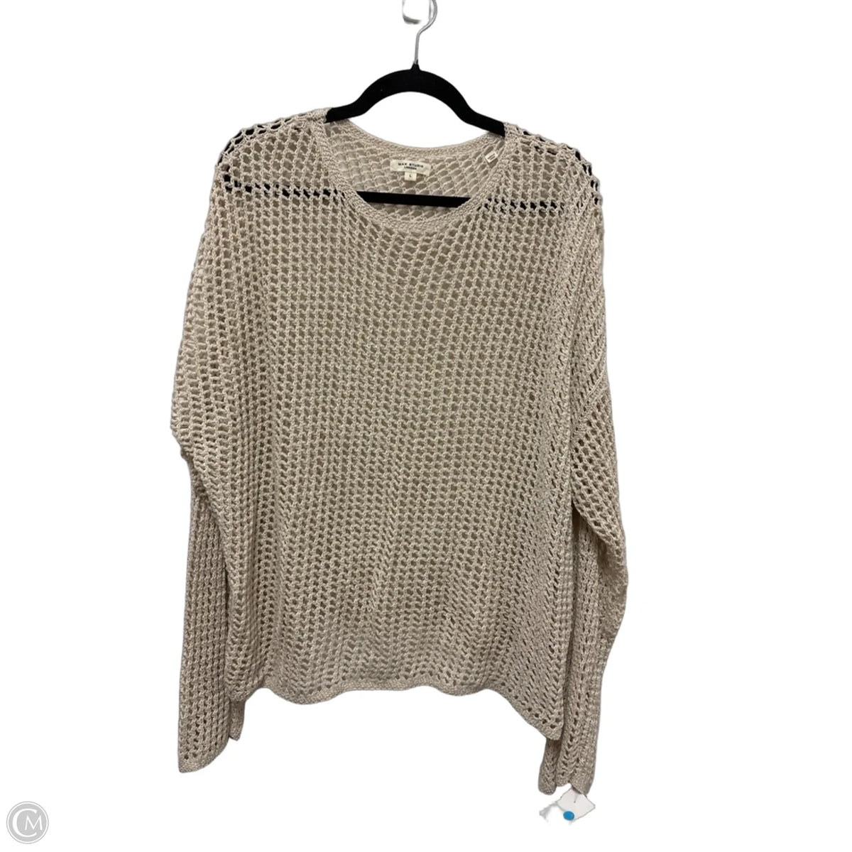 Sweater By Max Studio In Cream, Size: L