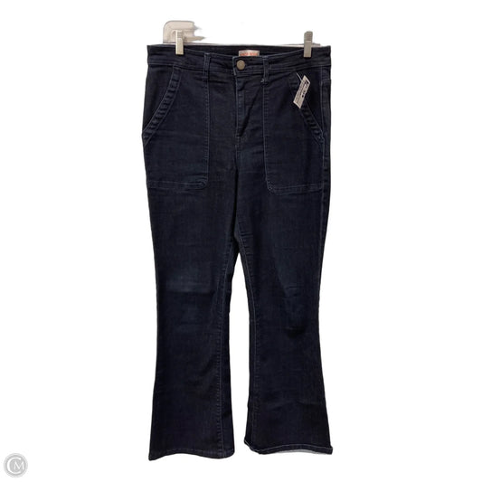 Jeans Flared By Knox Rose In Blue Denim, Size: 10