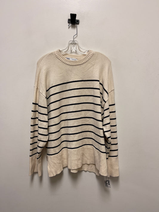 Sweater By Zara In Striped Pattern, Size: Xl