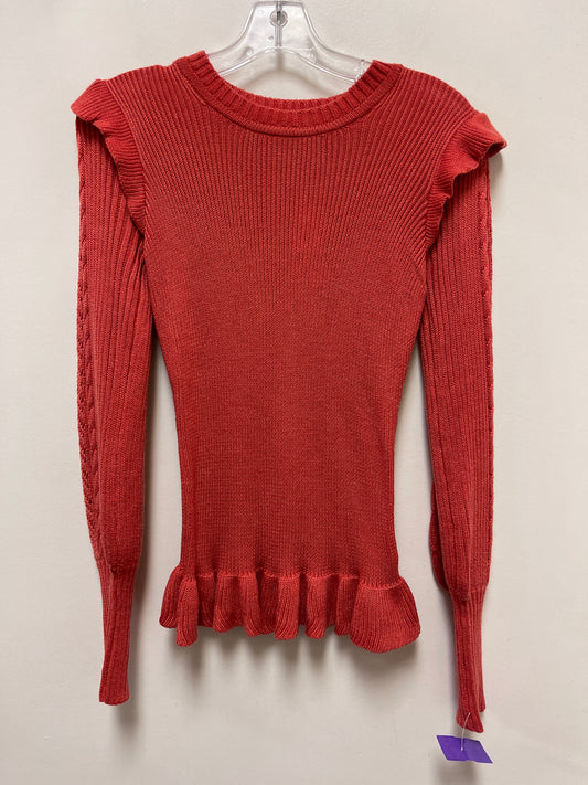 Sweater By Sofia By Sofia Vergara In Orange, Size: S