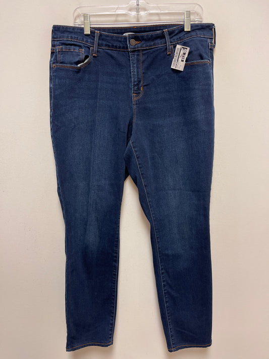 Blue Denim Jeans Skinny Old Navy, Size 14