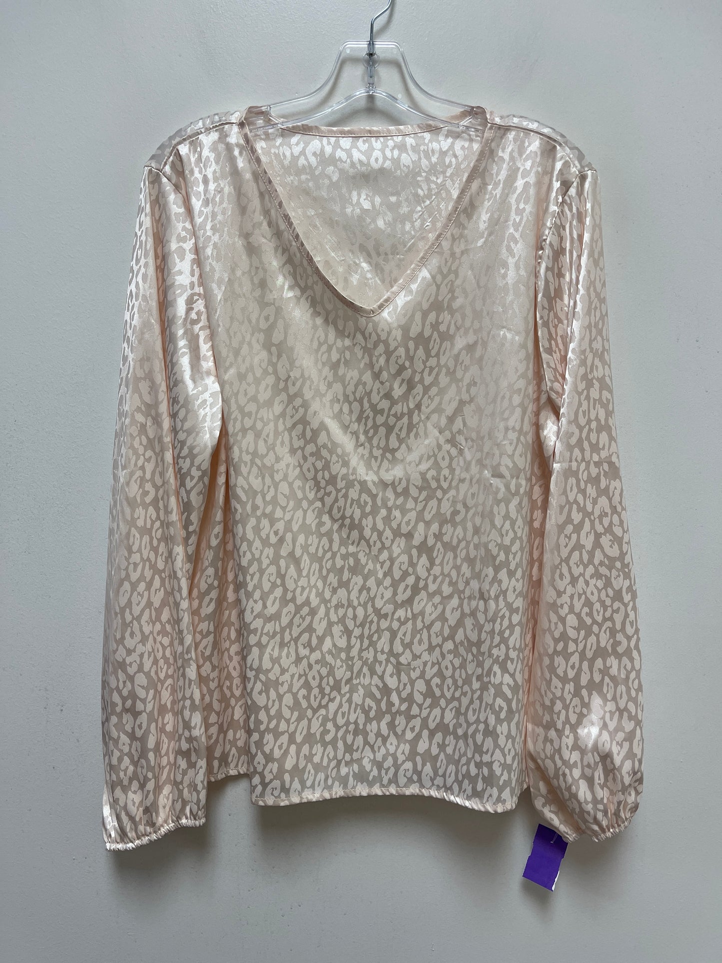 Pink Top Long Sleeve Clothes Mentor, Size Xl