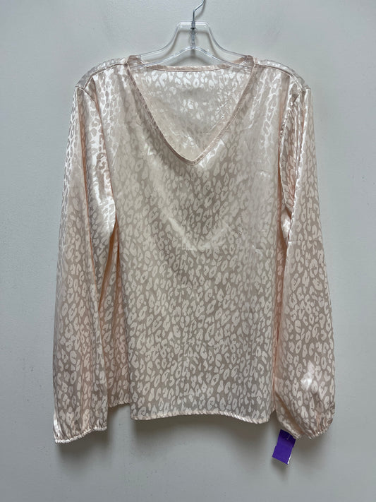 Pink Top Long Sleeve Clothes Mentor, Size Xl