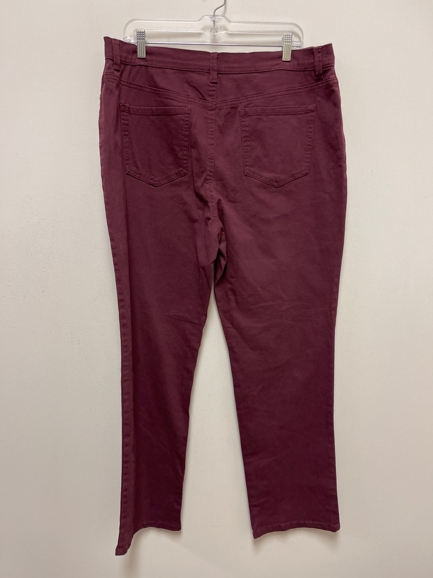 Purple Denim Jeans Boot Cut Gloria Vanderbilt, Size 18