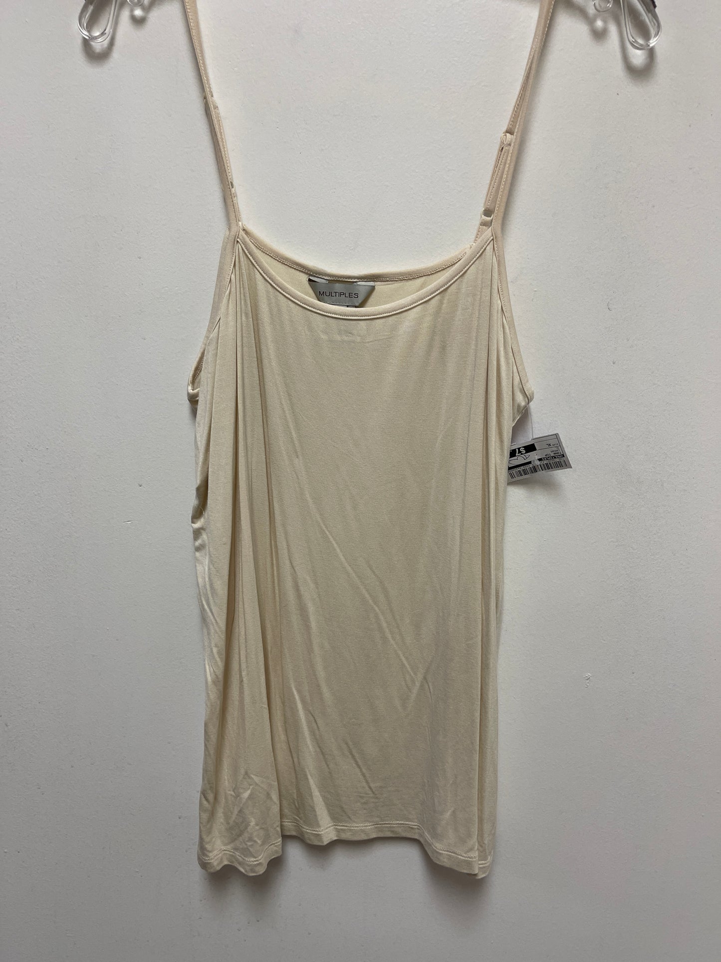 Cream Tank Top Multiples, Size Xl