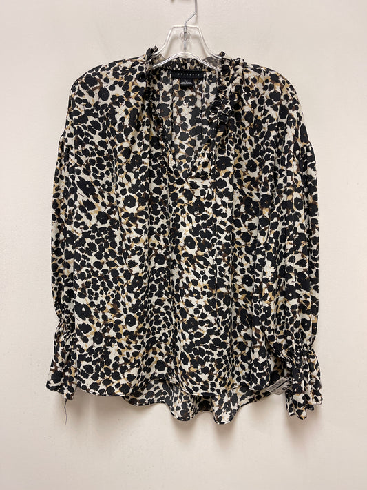 Animal Print Top Long Sleeve Sanctuary, Size M