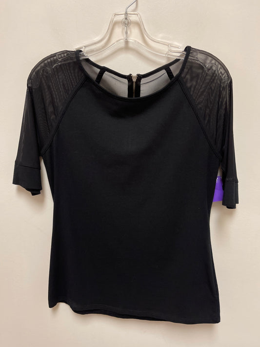 Top Short Sleeve By Express In Black, Size: M