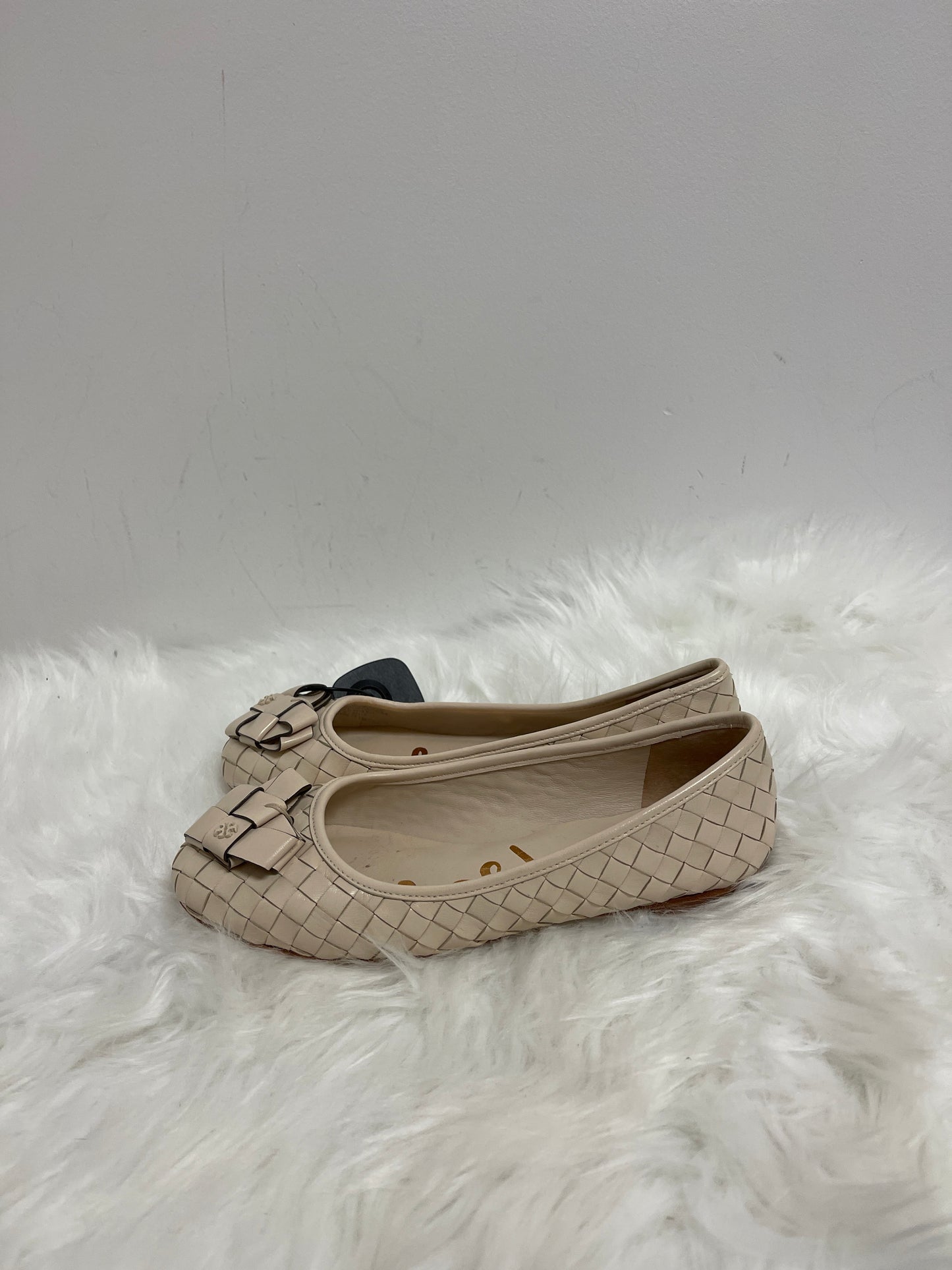 Cream Shoes Designer Tory Burch, Size 6.5