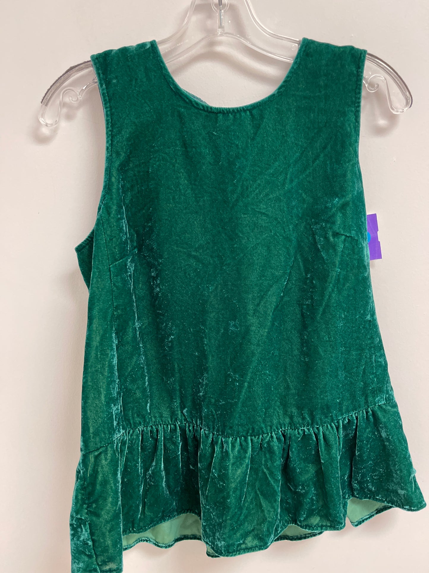 Top Sleeveless By J. Crew In Green, Size: S