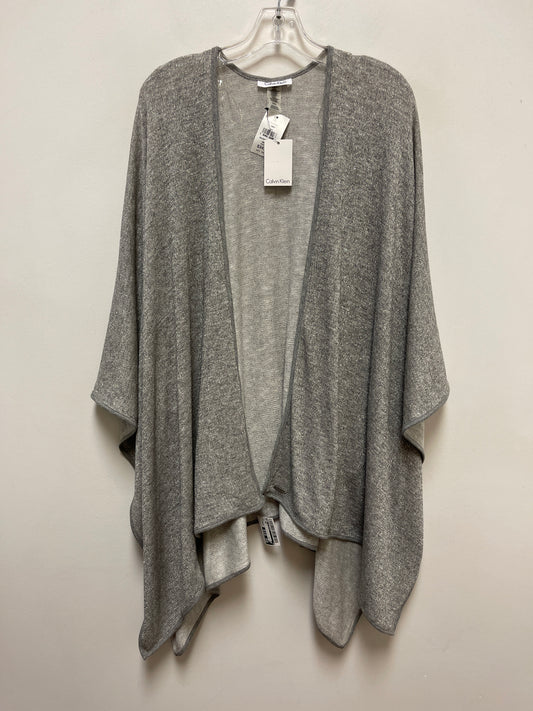 Shawl By Calvin Klein In Silver, Size: Onesize