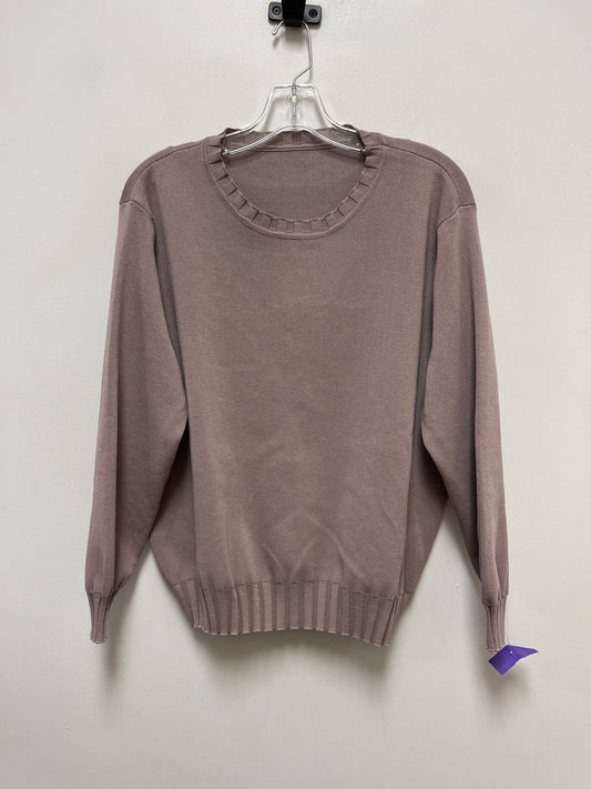 Sweater By Clothes Mentor In Brown, Size: S