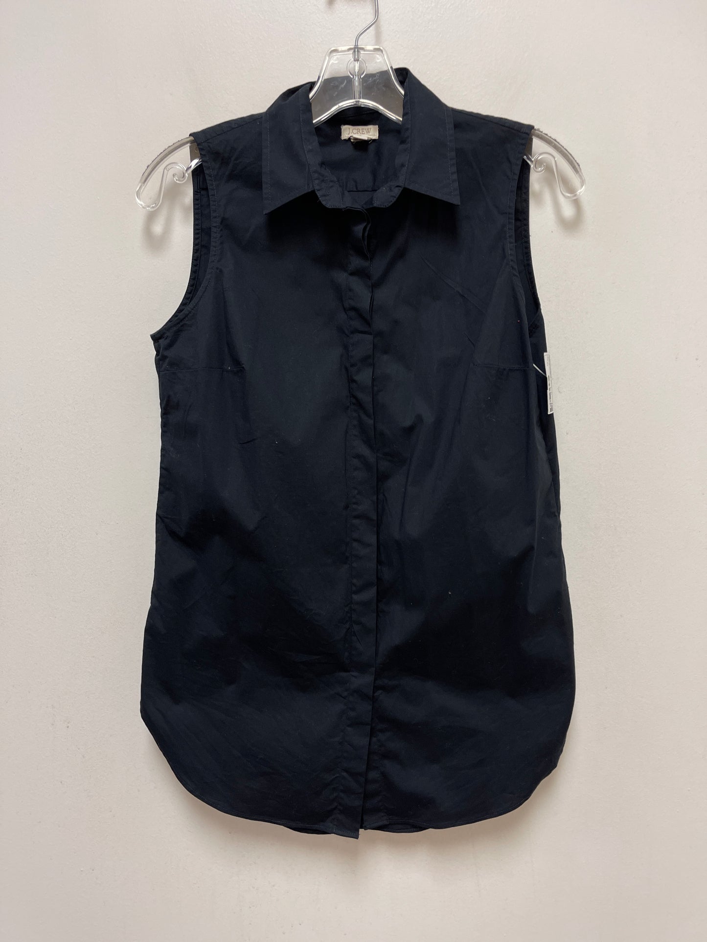 Black Top Sleeveless J. Crew, Size Xs