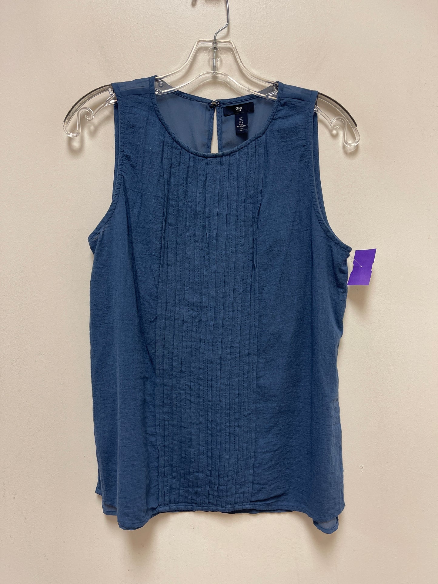 Blue Top Sleeveless Gap, Size S