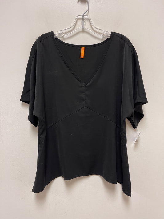 Black Top Short Sleeve Clothes Mentor, Size M