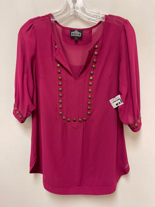 Pink Top Long Sleeve Angie, Size L