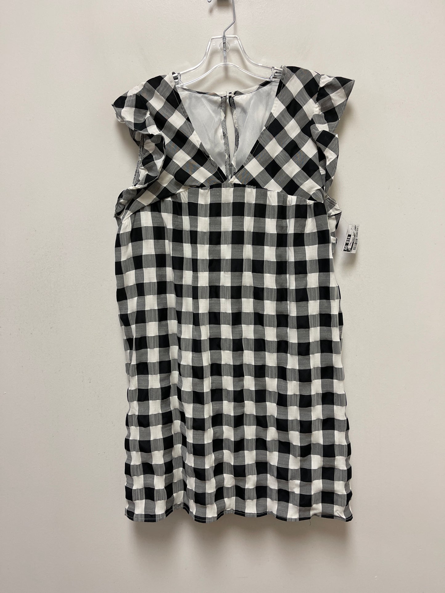 Black & White Dress Casual Short Clothes Mentor, Size Xl