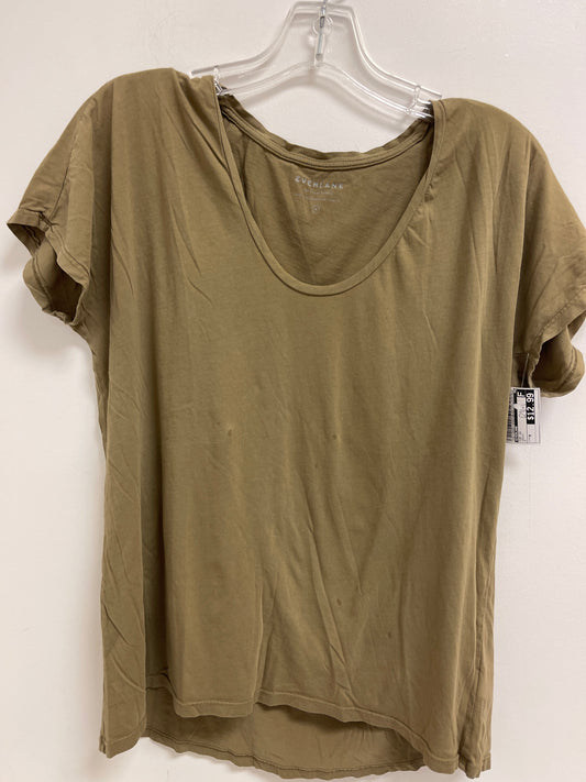 Green Top Short Sleeve Everlane, Size M