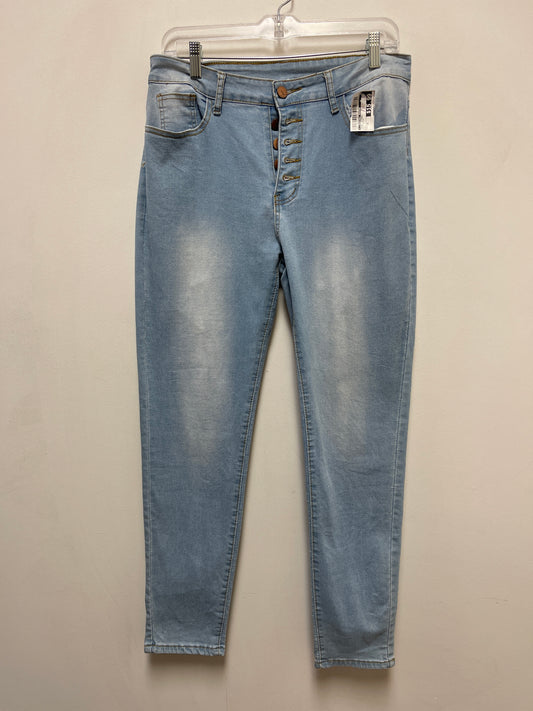 Jeans Skinny By Clothes Mentor In Blue Denim, Size: 14