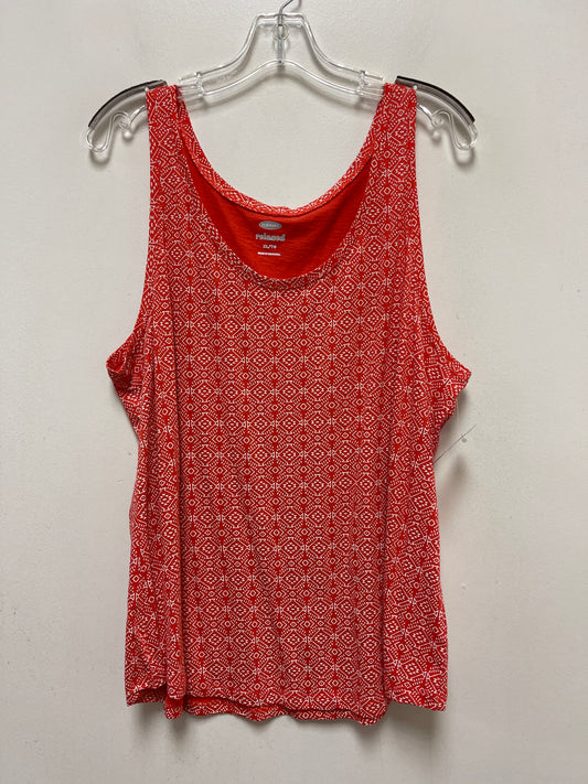 Orange Top Sleeveless Old Navy, Size Xl