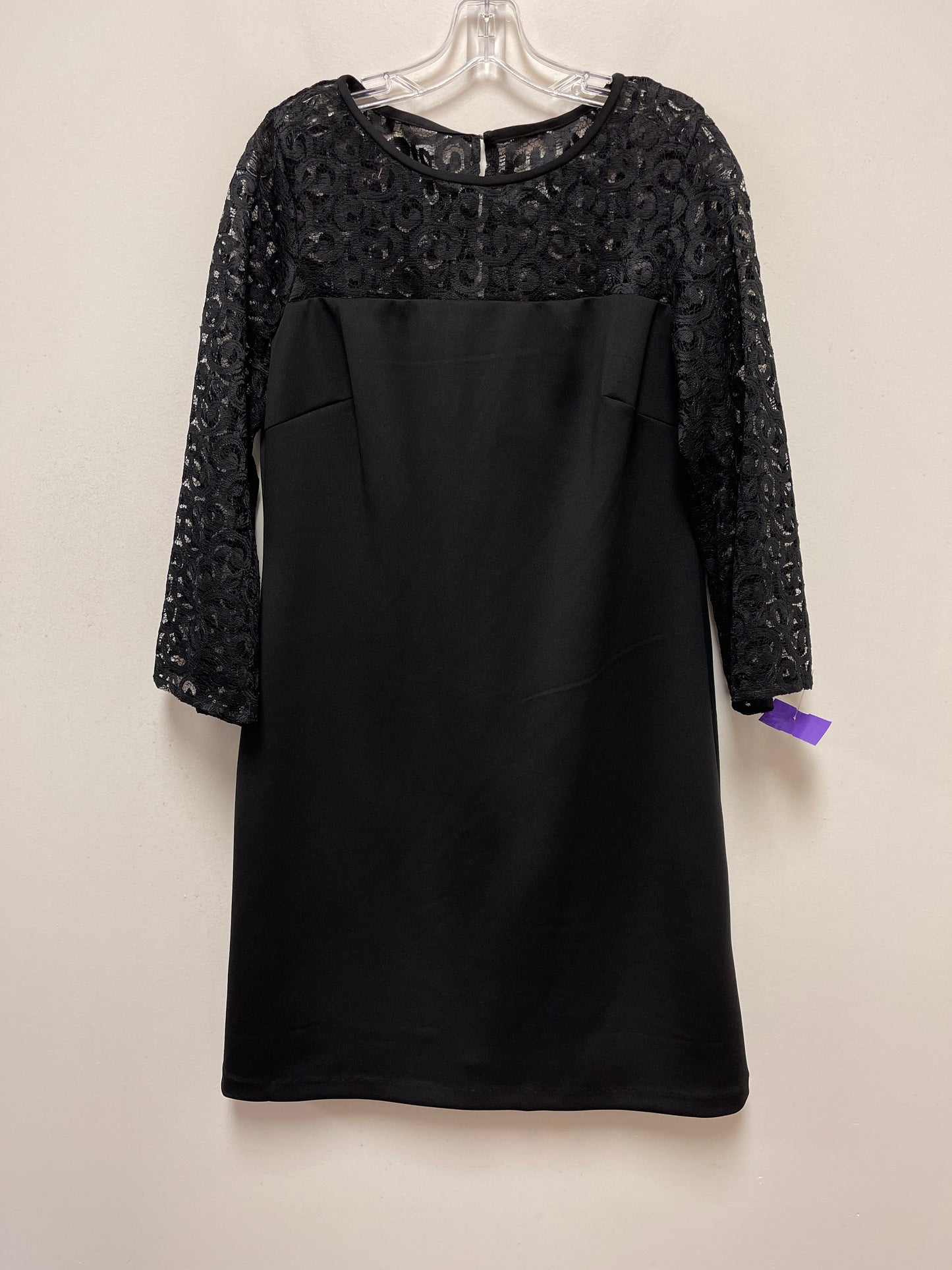 Black Dress Casual Midi Studio 1, Size Xl