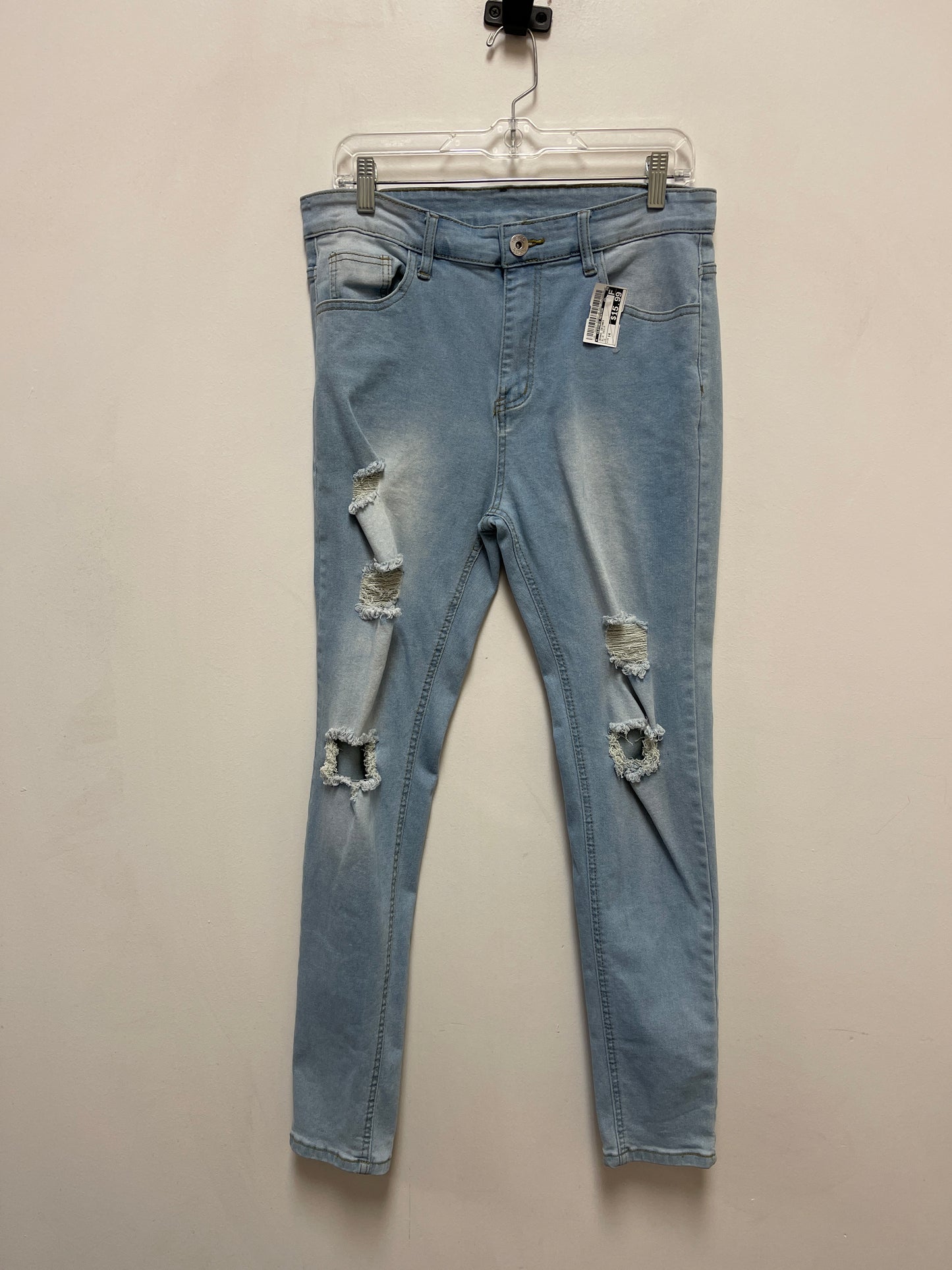 Jeans Skinny By Clothes Mentor In Blue Denim, Size: 14