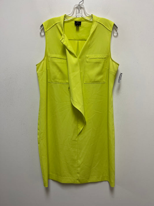 Yellow Dress Casual Short Worthington, Size L