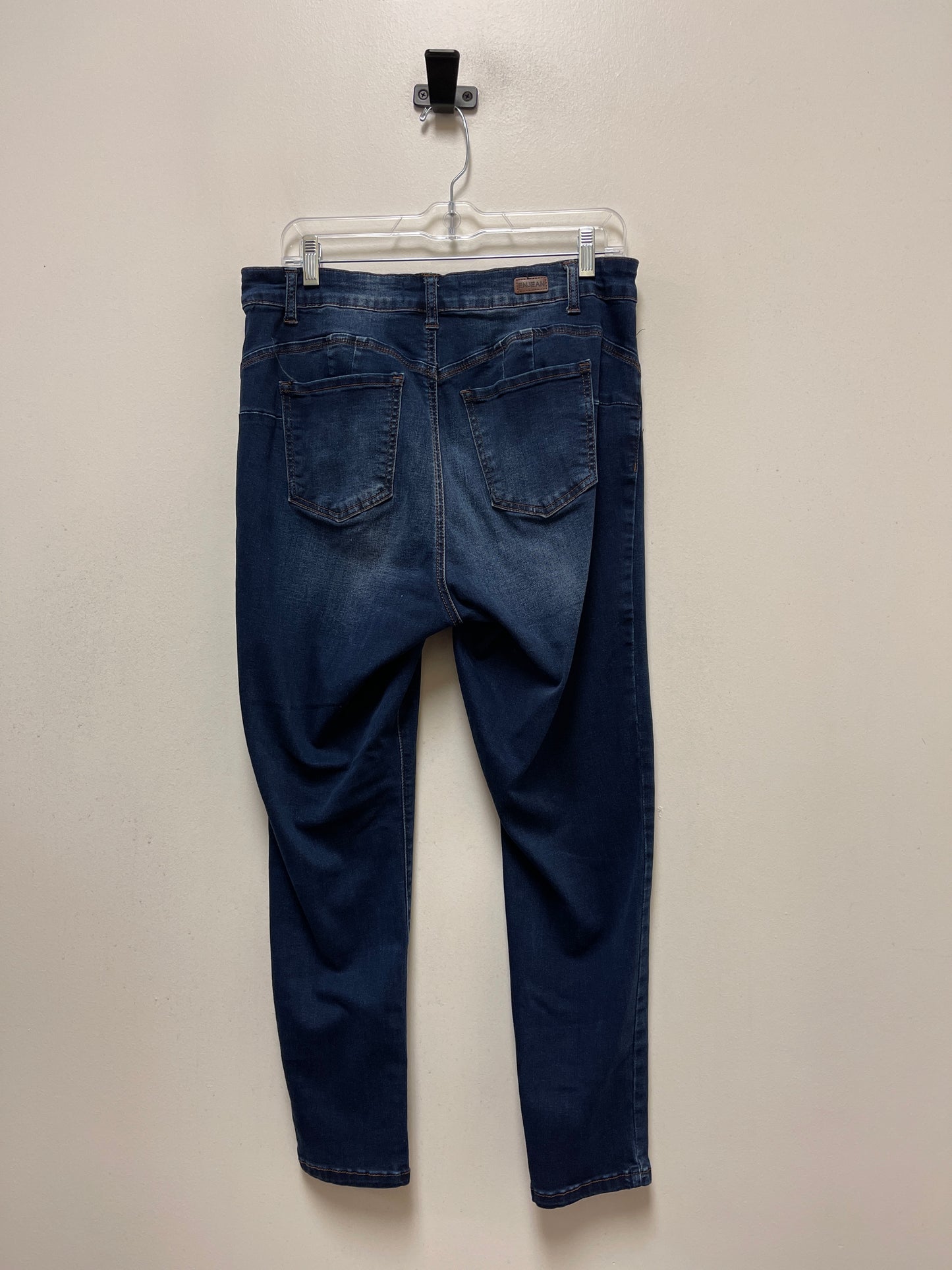 Blue Denim Jeans Skinny Clothes Mentor, Size 16