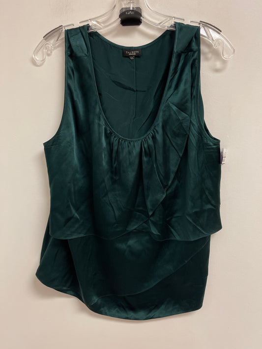 Top Sleeveless By Talbots In Green, Size: S