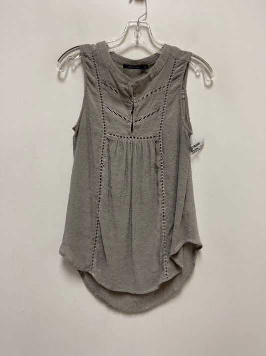 Brown Top Sleeveless Doe & Rae, Size S