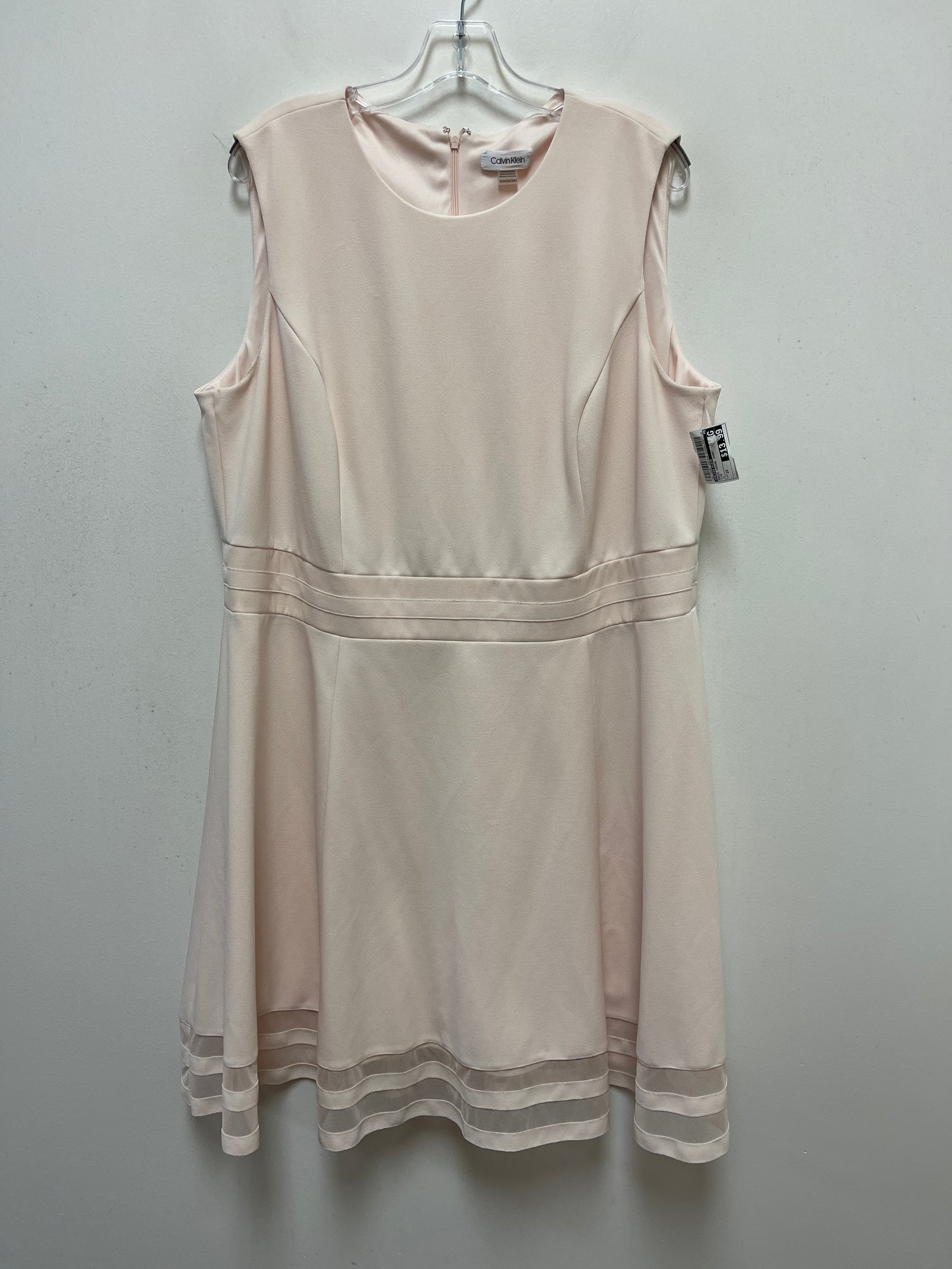 Pink Dress Casual Short Calvin Klein, Size 2x