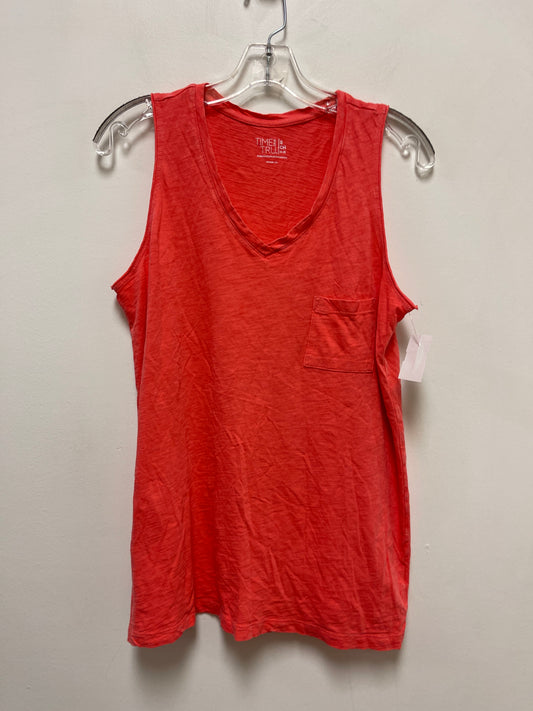 Pink Top Sleeveless Time And Tru, Size S