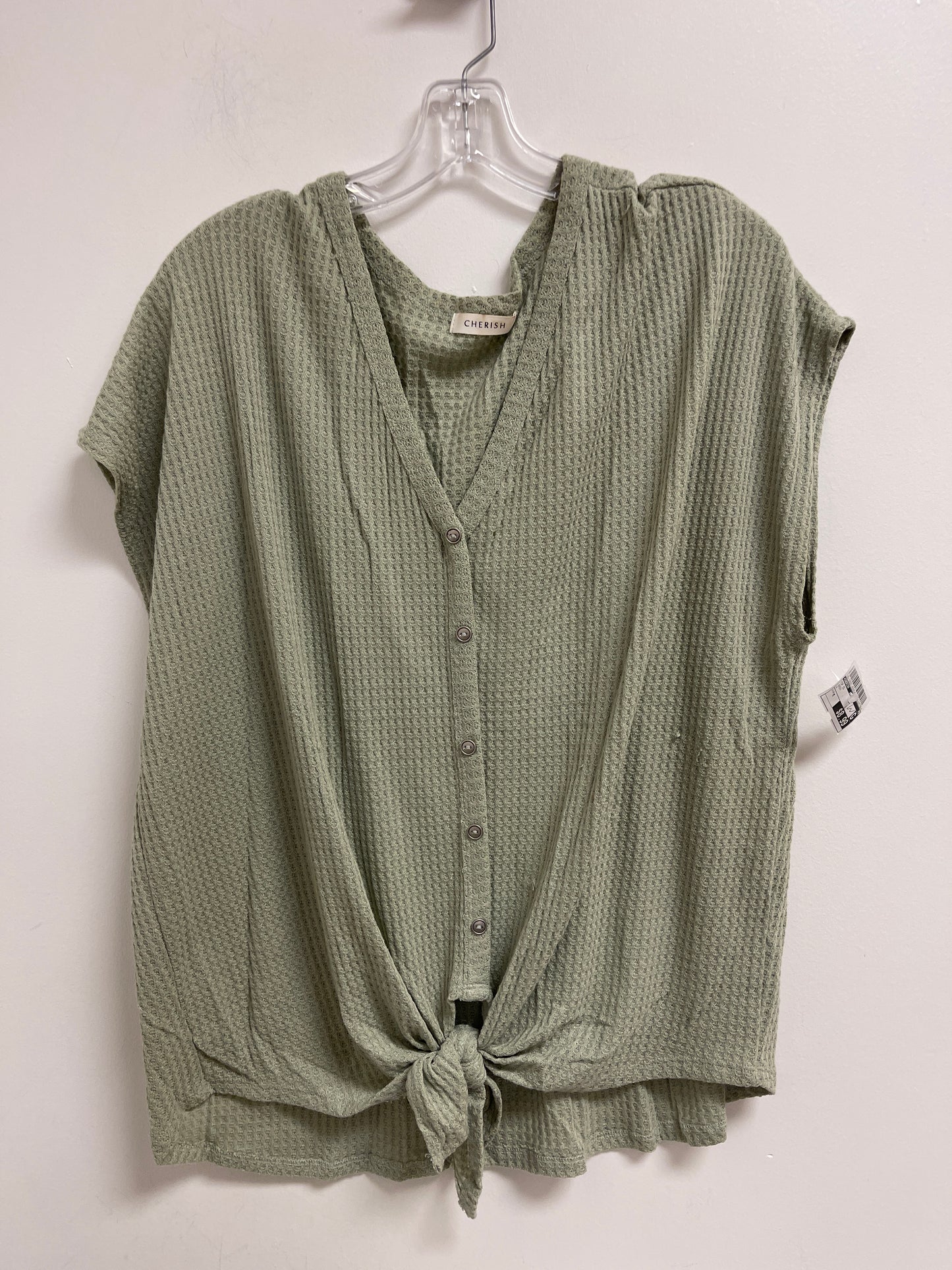 Green Top Short Sleeve Cherish, Size M