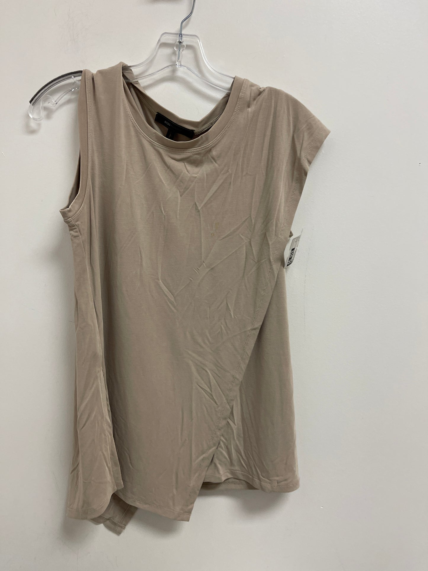 Brown Top Short Sleeve Bcbgmaxazria, Size S