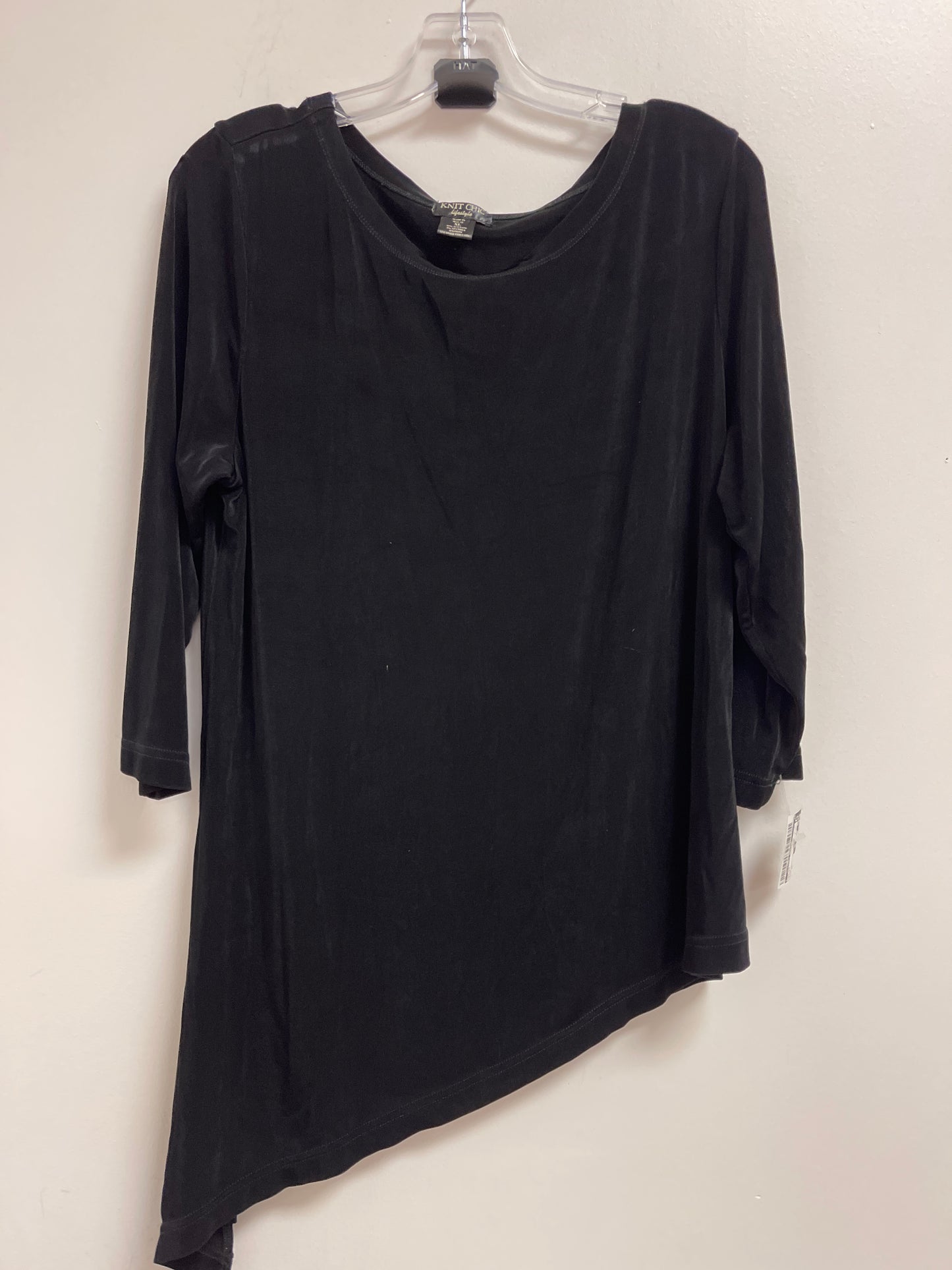 Black Top Long Sleeve Clothes Mentor, Size Xl