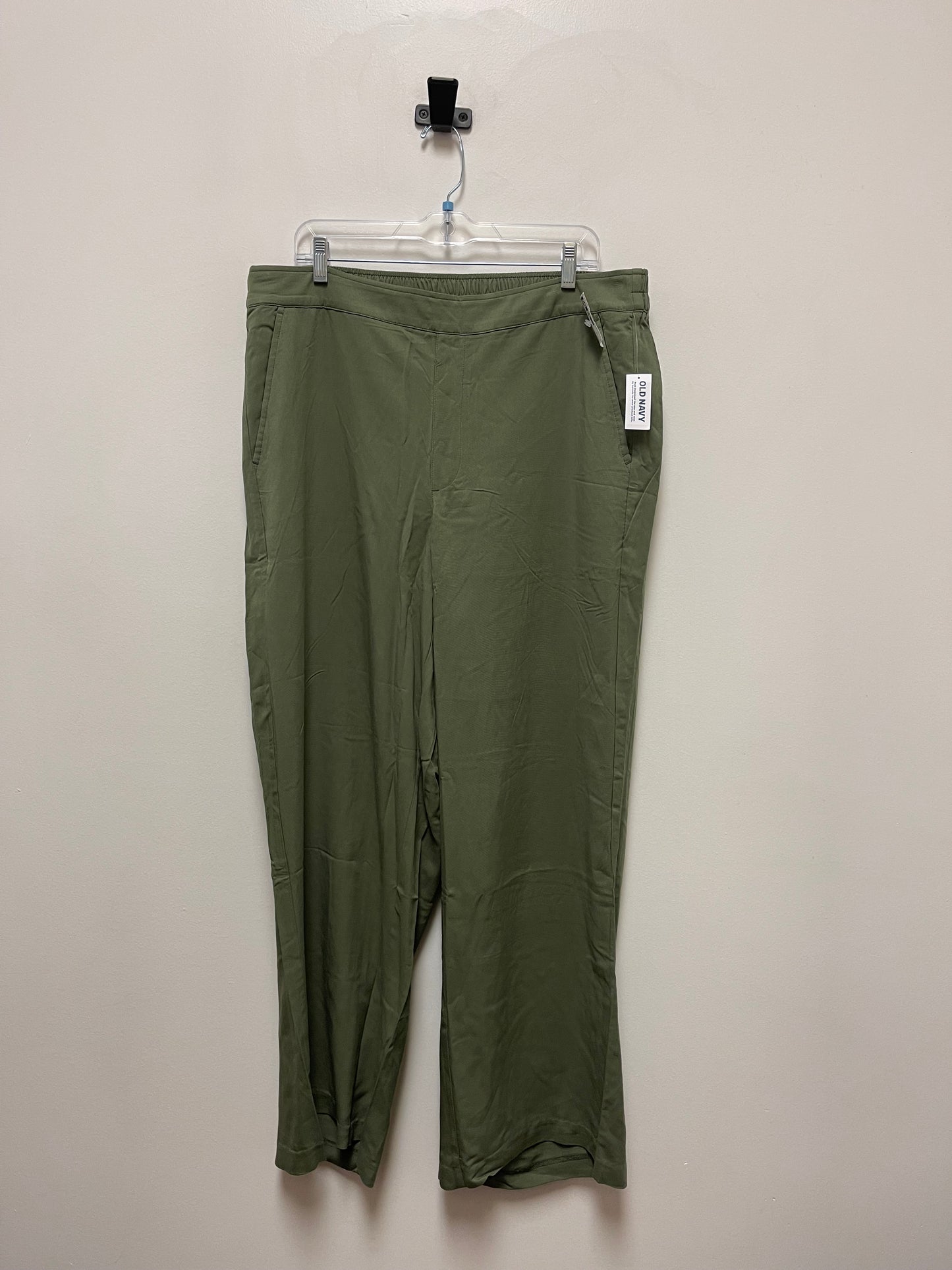 Green Pants Wide Leg Old Navy, Size 14