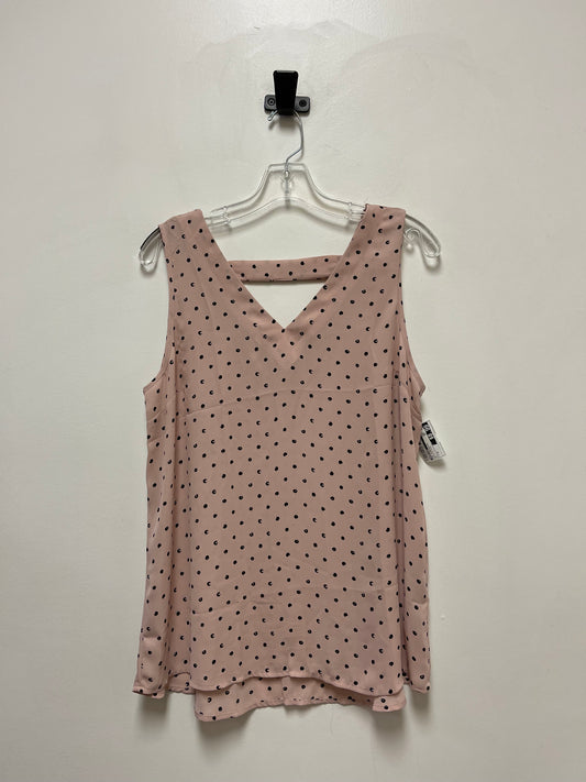 Black & Pink Top Sleeveless Maurices, Size M