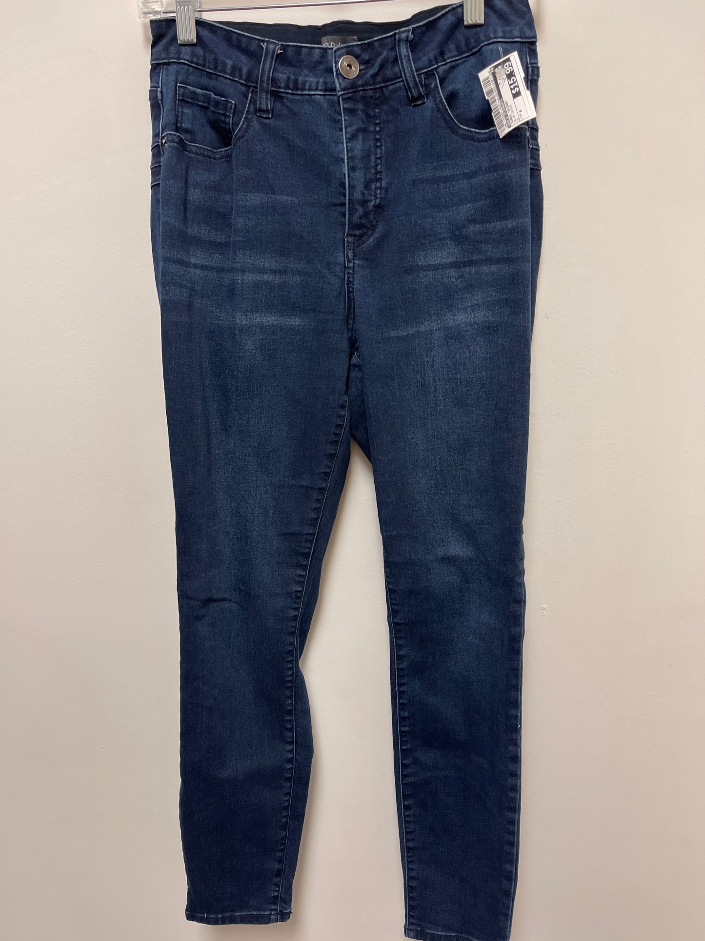 Blue Denim Jeans Skinny Bold Elements, Size 8