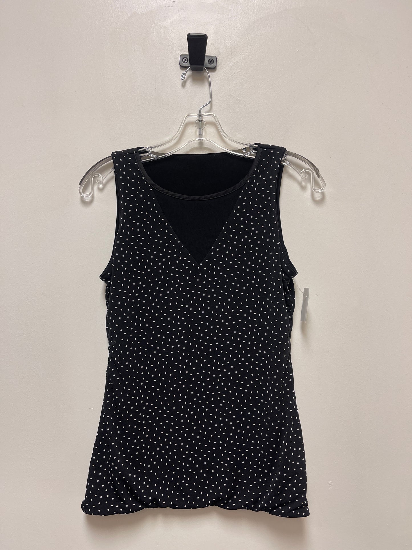 Polkadot Pattern Top Sleeveless Clothes Mentor, Size S