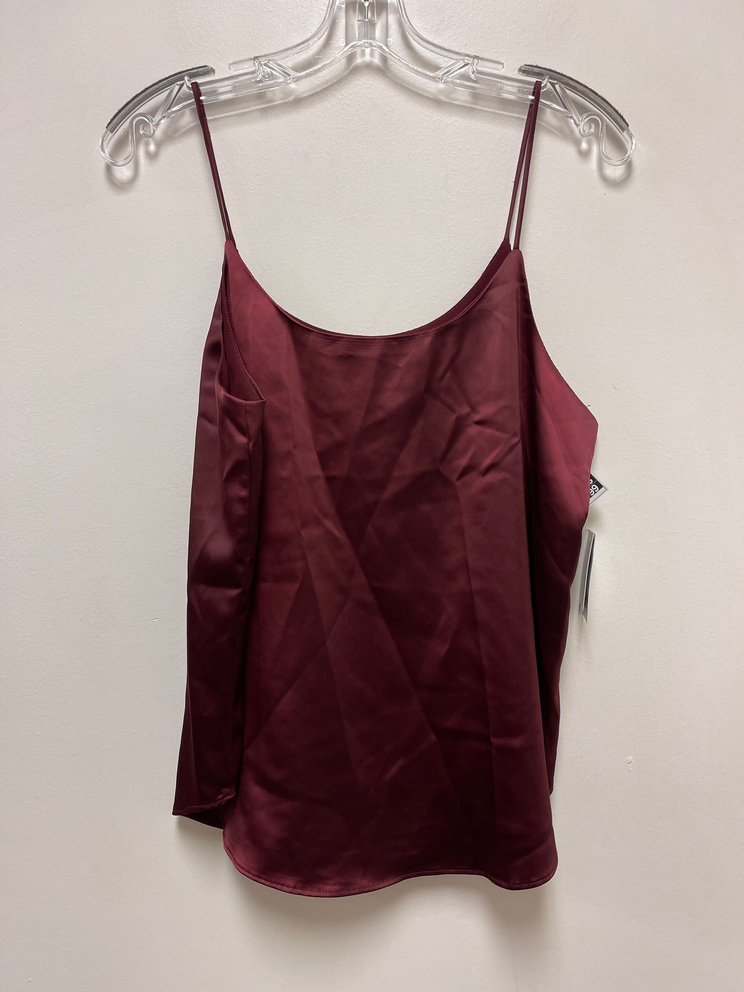 Red Top Sleeveless Bar Iii, Size M