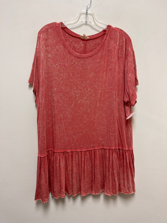 Pink Tunic Short Sleeve Easel, Size L