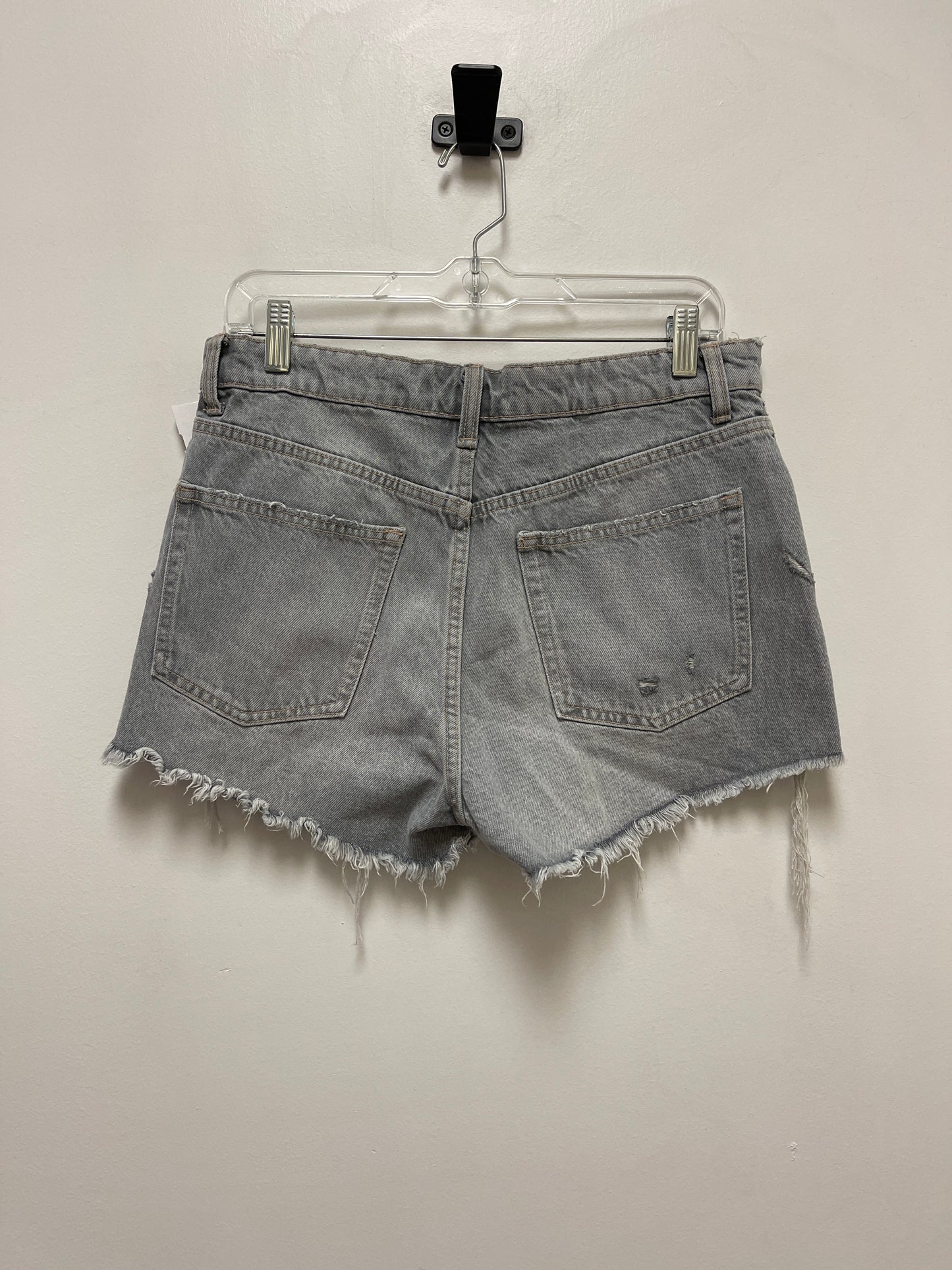 Grey Denim Shorts Zara, Size 8