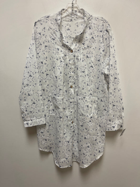 Floral Print Tunic Long Sleeve Clothes Mentor, Size 2x