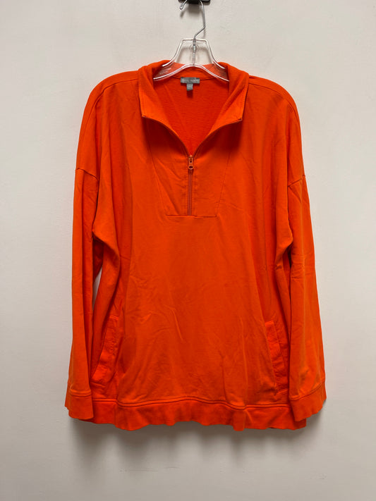 Orange Sweatshirt Collar Talbots, Size Xl