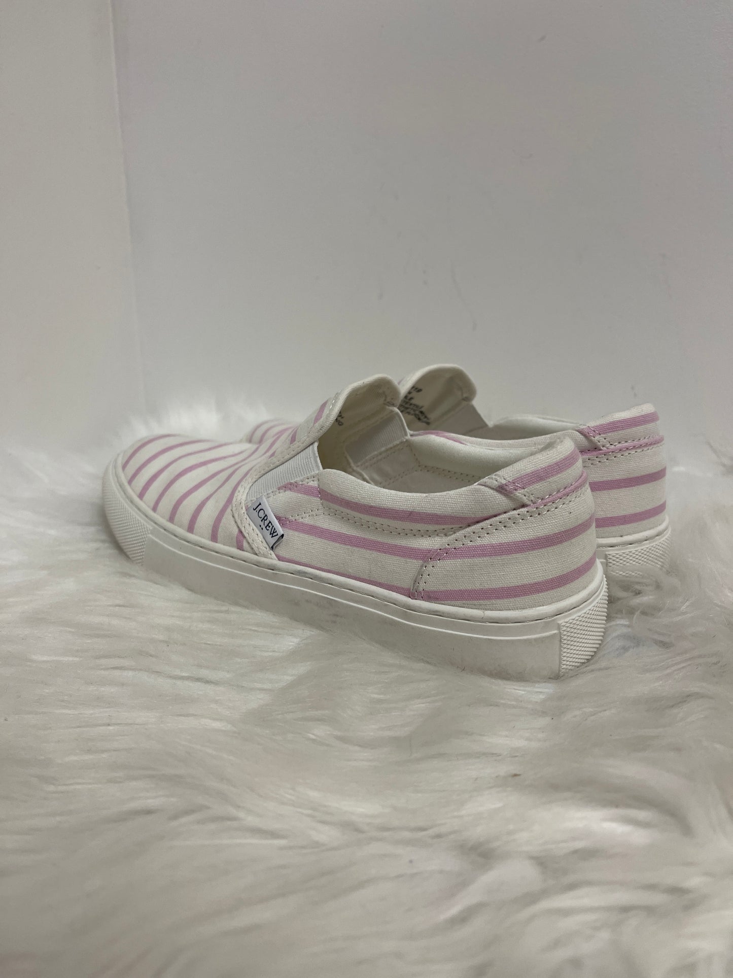 Purple & White Shoes Flats J. Crew, Size 8