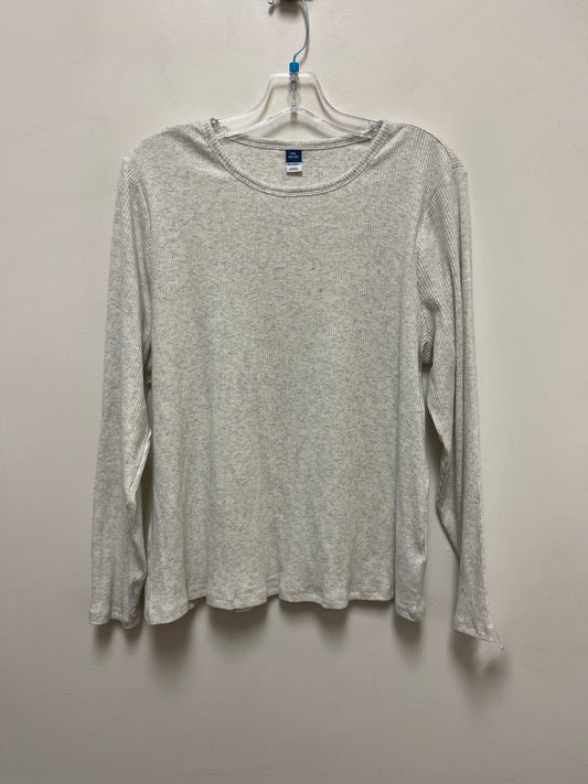 Grey Top Long Sleeve Old Navy, Size 2x