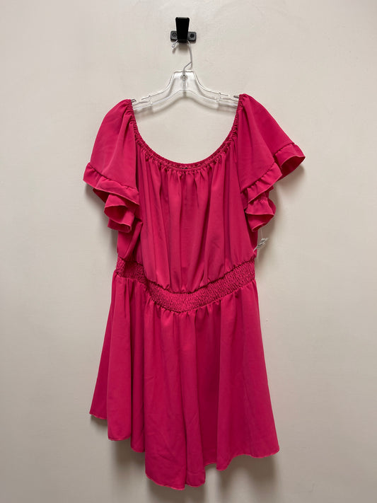 Pink Dress Casual Short Shein, Size 4x