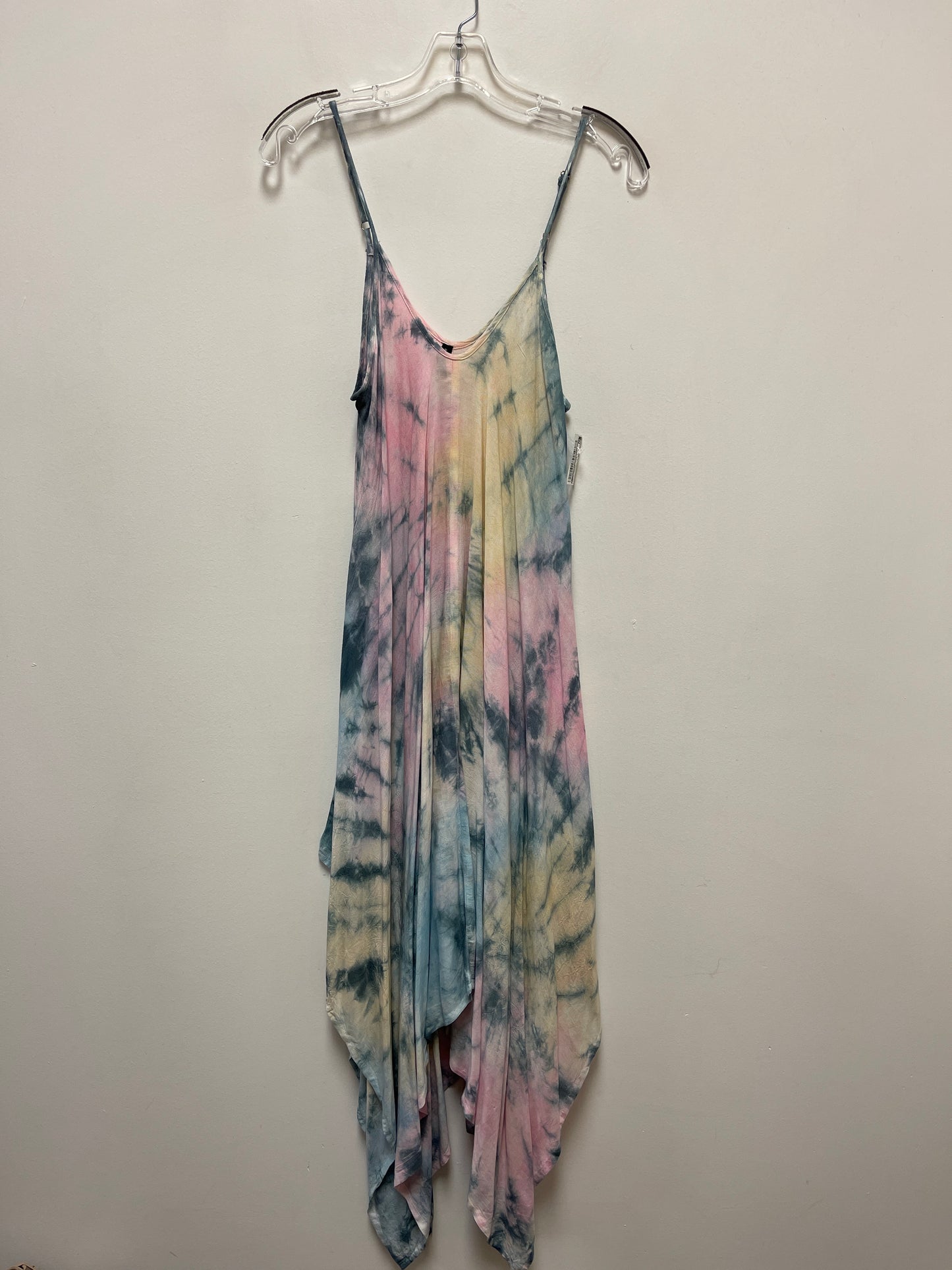 Tie Dye Print Dress Casual Maxi Clothes Mentor, Size M