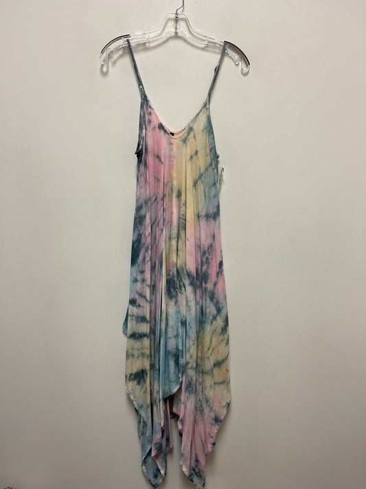 Tie Dye Print Dress Casual Maxi Clothes Mentor, Size M