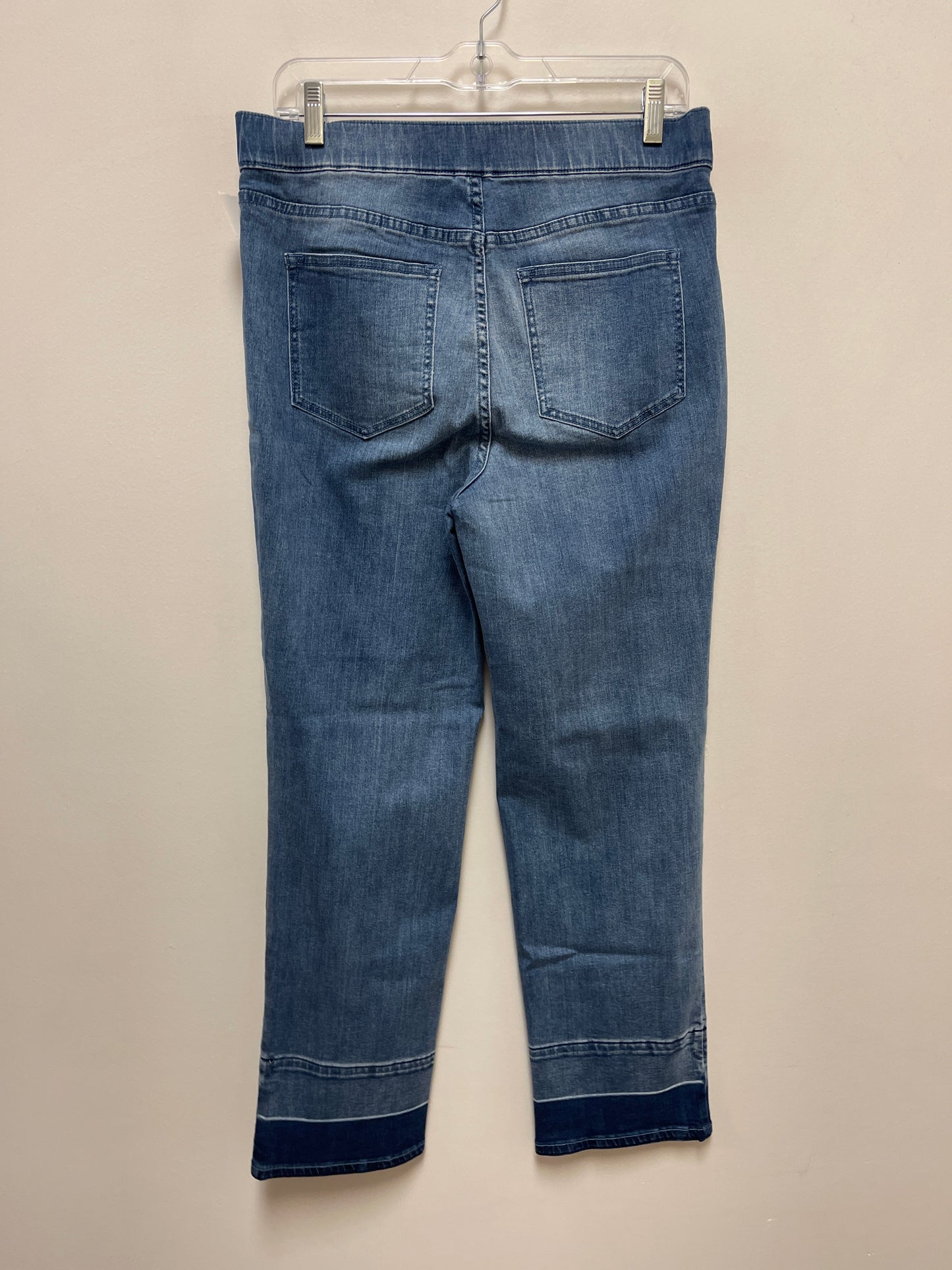 Blue Denim Jeans Cropped Isaac Mizrahi Live Qvc, Size 8