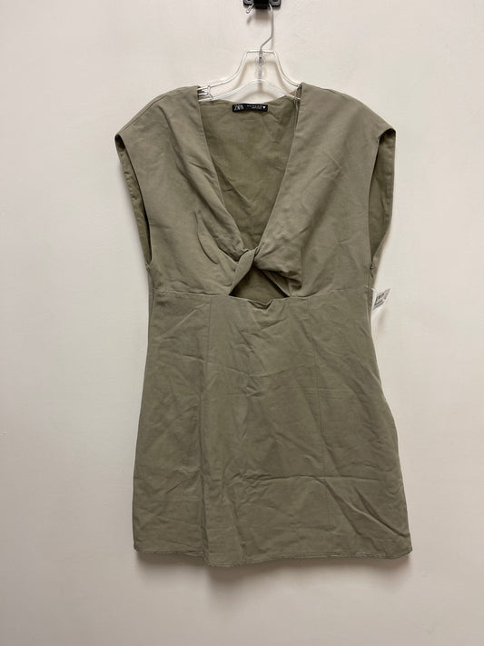 Dress Casual Short By Zara In Green, Size: Xl